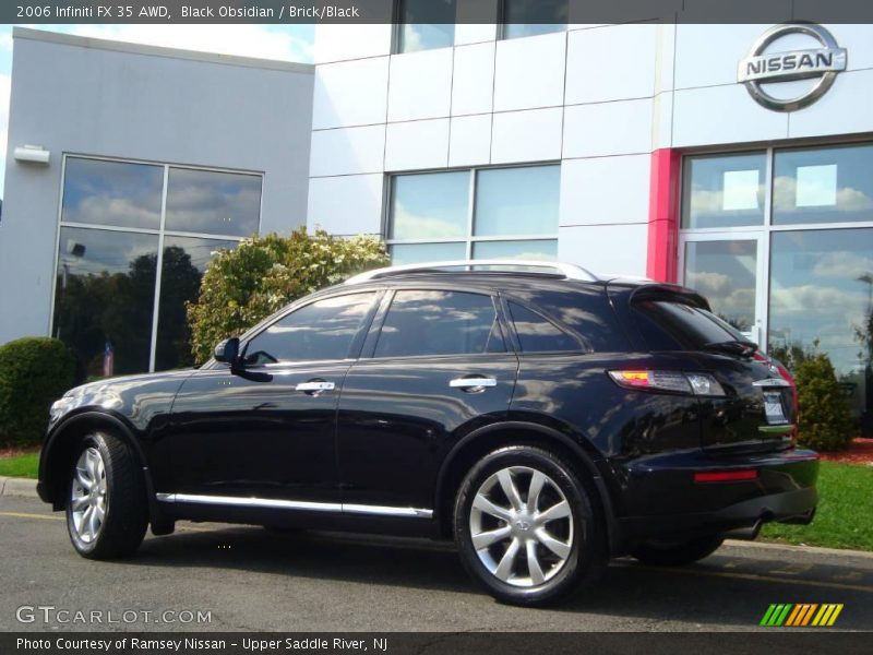 Black Obsidian / Brick/Black 2006 Infiniti FX 35 AWD