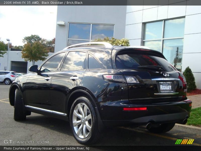 Black Obsidian / Brick/Black 2006 Infiniti FX 35 AWD