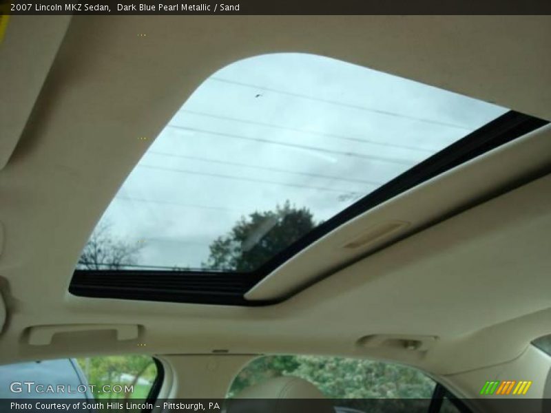 Dark Blue Pearl Metallic / Sand 2007 Lincoln MKZ Sedan