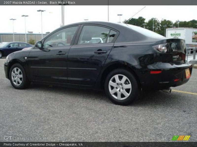 Black Mica / Black 2007 Mazda MAZDA3 i Sedan