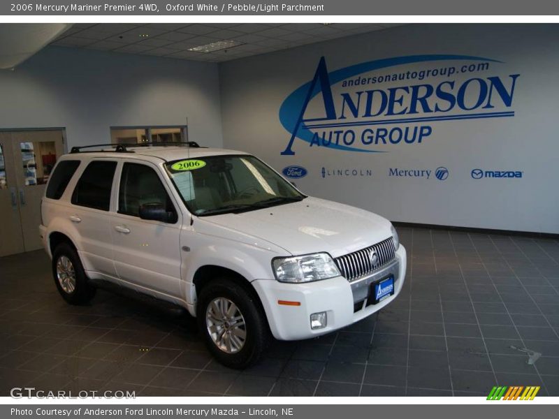 Oxford White / Pebble/Light Parchment 2006 Mercury Mariner Premier 4WD
