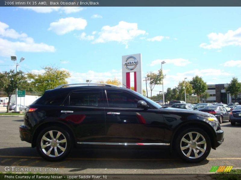 Black Obsidian / Brick/Black 2006 Infiniti FX 35 AWD