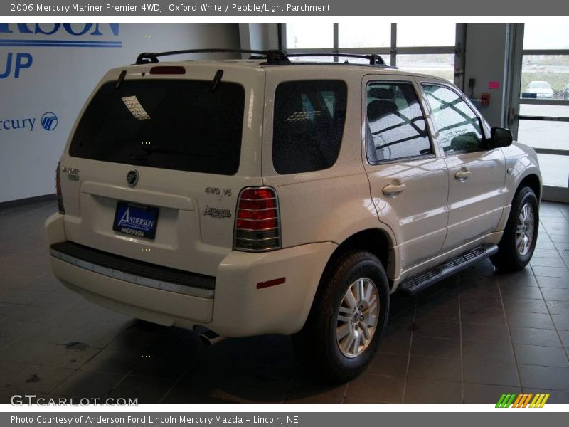 Oxford White / Pebble/Light Parchment 2006 Mercury Mariner Premier 4WD