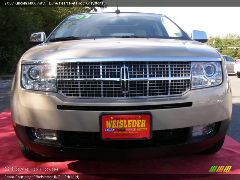 Dune Pearl Metallic / Greystone 2007 Lincoln MKX AWD