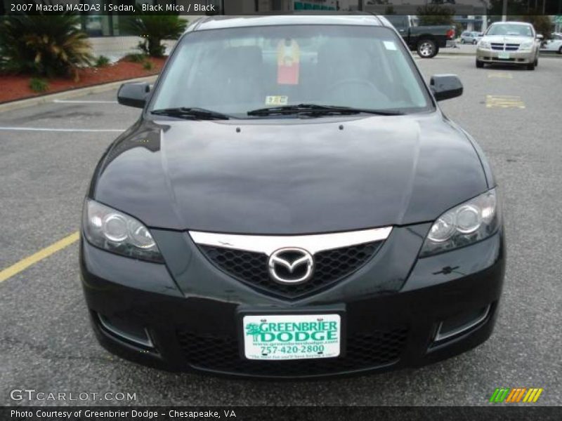 Black Mica / Black 2007 Mazda MAZDA3 i Sedan