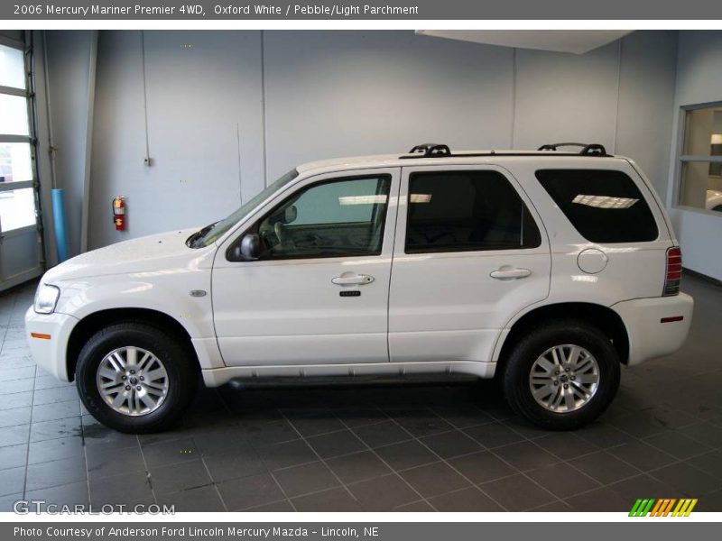 Oxford White / Pebble/Light Parchment 2006 Mercury Mariner Premier 4WD