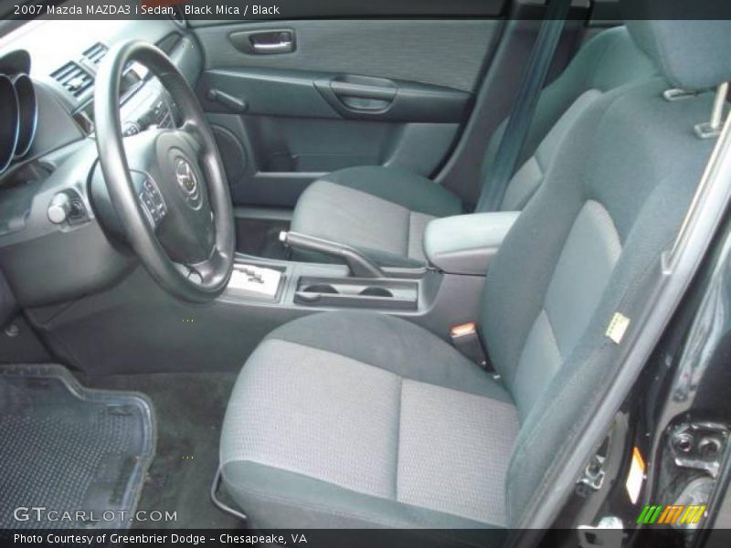 Black Mica / Black 2007 Mazda MAZDA3 i Sedan