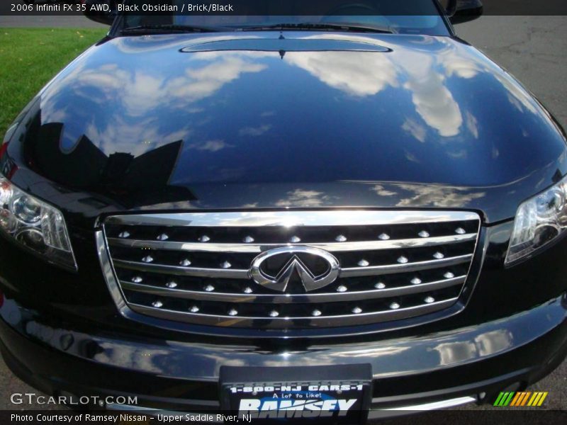 Black Obsidian / Brick/Black 2006 Infiniti FX 35 AWD