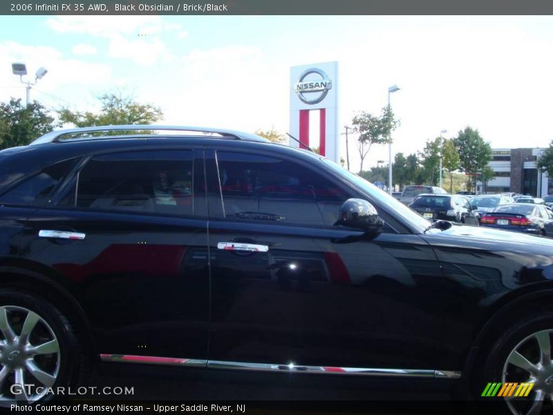 Black Obsidian / Brick/Black 2006 Infiniti FX 35 AWD