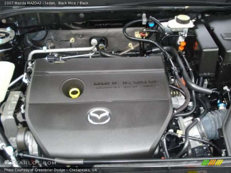 Black Mica / Black 2007 Mazda MAZDA3 i Sedan