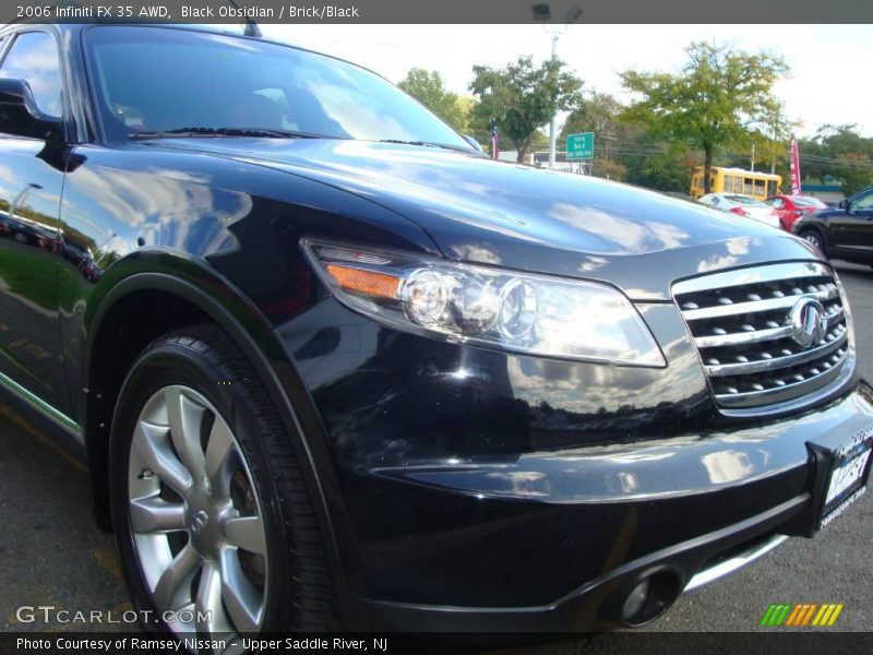 Black Obsidian / Brick/Black 2006 Infiniti FX 35 AWD