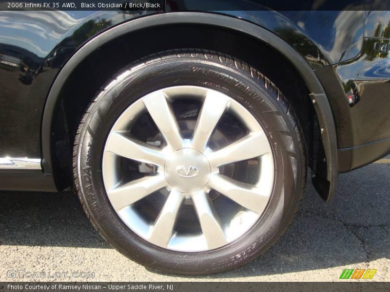 Black Obsidian / Brick/Black 2006 Infiniti FX 35 AWD