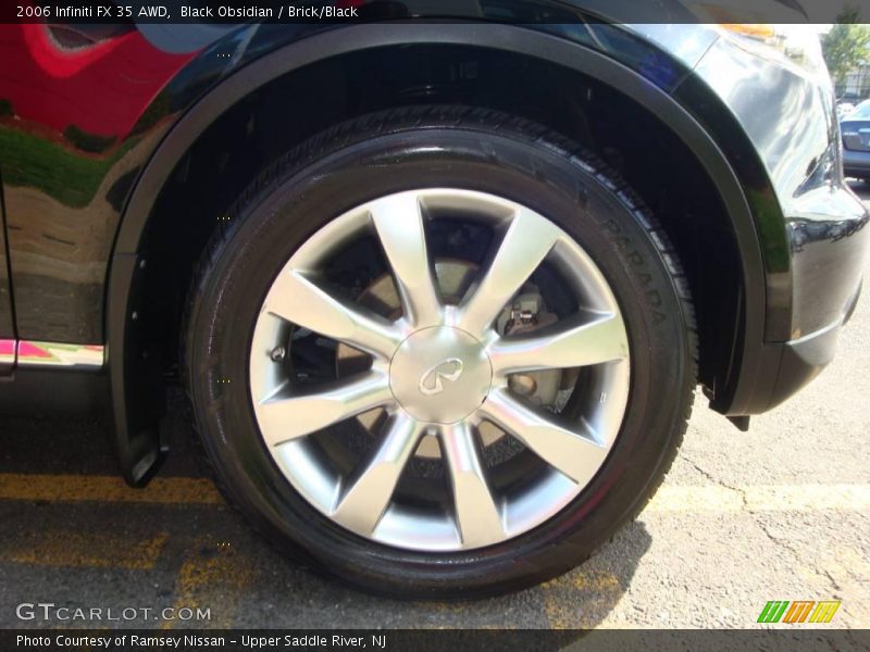 Black Obsidian / Brick/Black 2006 Infiniti FX 35 AWD