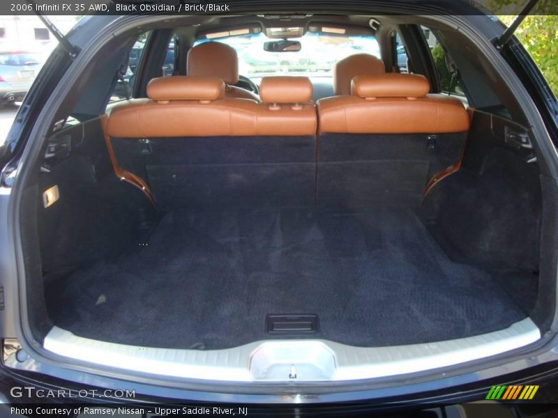 Black Obsidian / Brick/Black 2006 Infiniti FX 35 AWD
