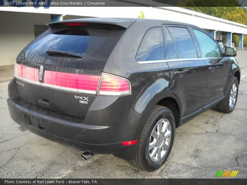 Alloy Grey Metallic / Greystone 2007 Lincoln MKX AWD