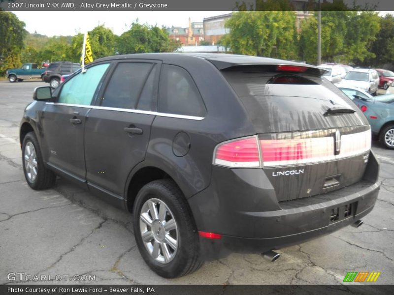 Alloy Grey Metallic / Greystone 2007 Lincoln MKX AWD