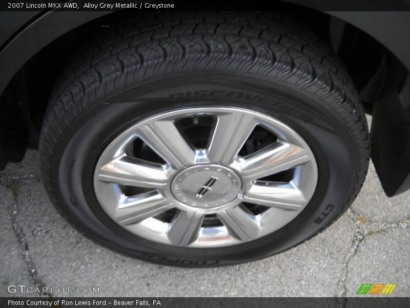 Alloy Grey Metallic / Greystone 2007 Lincoln MKX AWD
