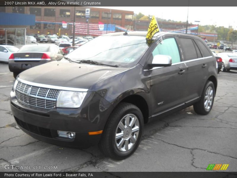 Alloy Grey Metallic / Greystone 2007 Lincoln MKX AWD