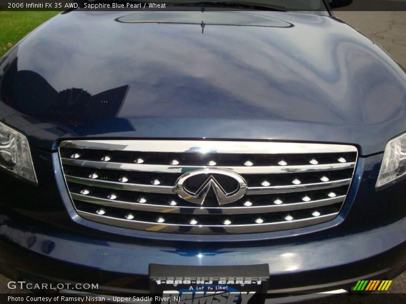 Sapphire Blue Pearl / Wheat 2006 Infiniti FX 35 AWD