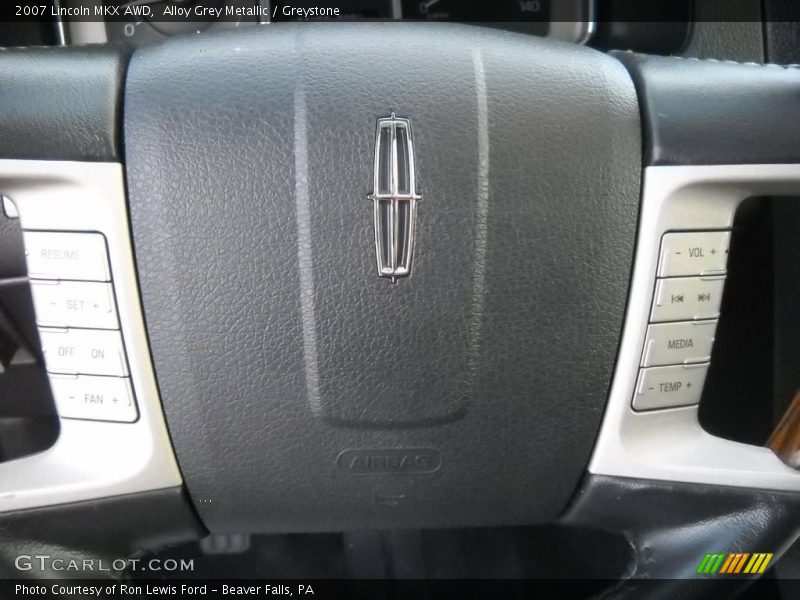 Alloy Grey Metallic / Greystone 2007 Lincoln MKX AWD