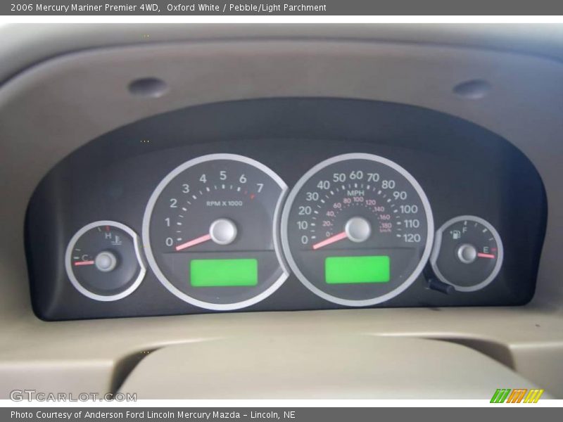 Oxford White / Pebble/Light Parchment 2006 Mercury Mariner Premier 4WD