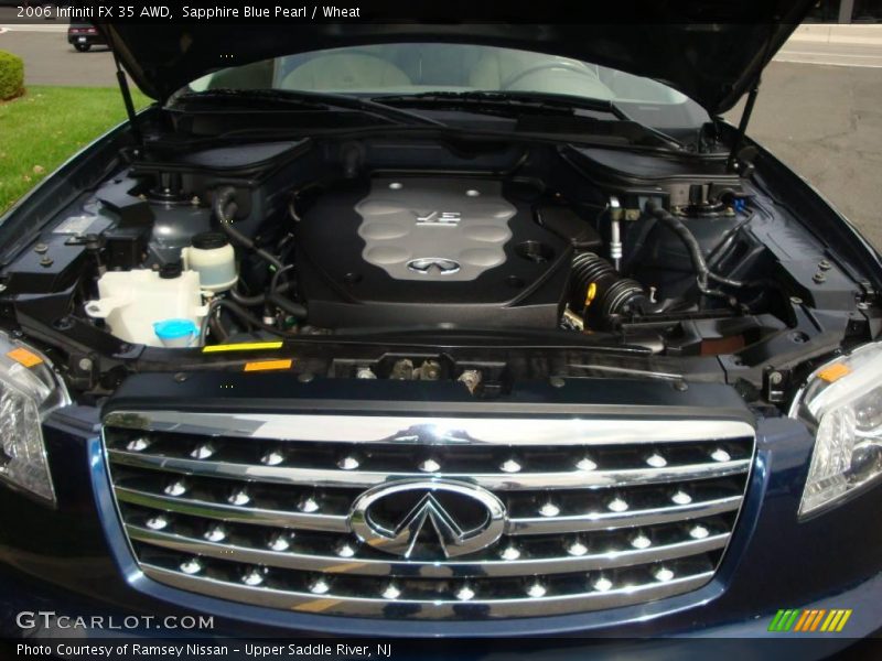 Sapphire Blue Pearl / Wheat 2006 Infiniti FX 35 AWD