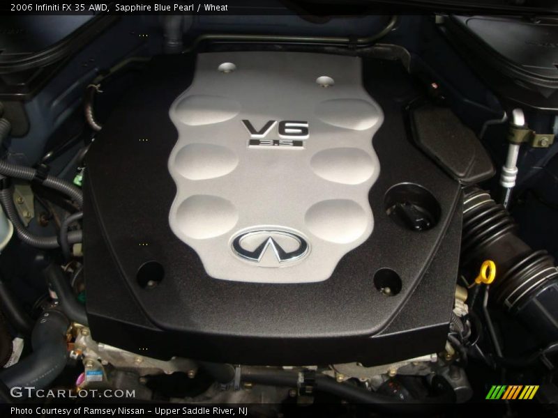 Sapphire Blue Pearl / Wheat 2006 Infiniti FX 35 AWD