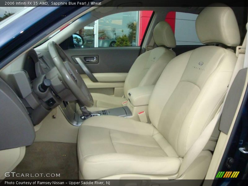 Sapphire Blue Pearl / Wheat 2006 Infiniti FX 35 AWD