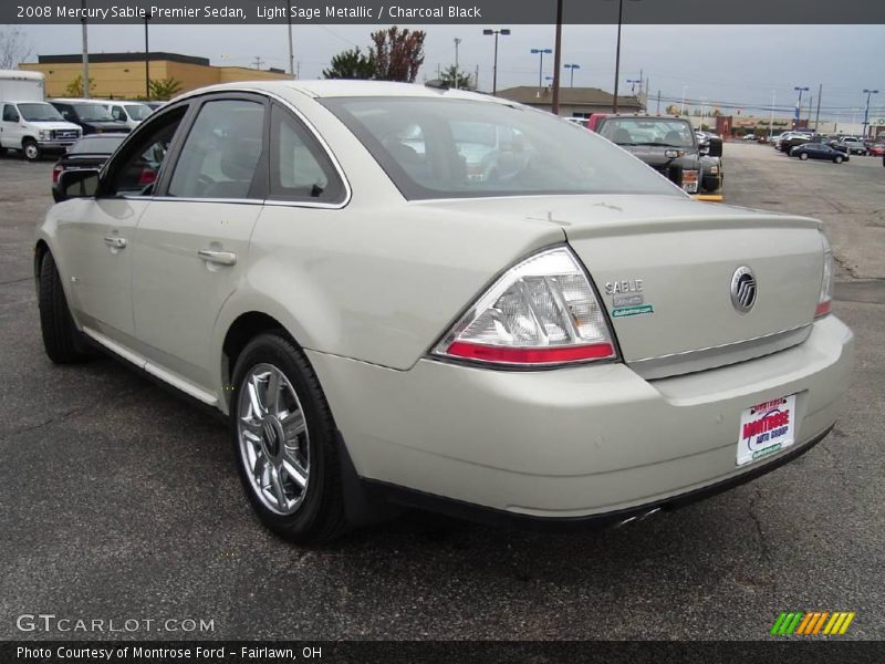 Light Sage Metallic / Charcoal Black 2008 Mercury Sable Premier Sedan