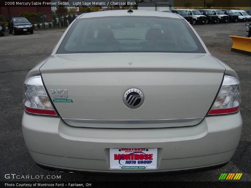 Light Sage Metallic / Charcoal Black 2008 Mercury Sable Premier Sedan
