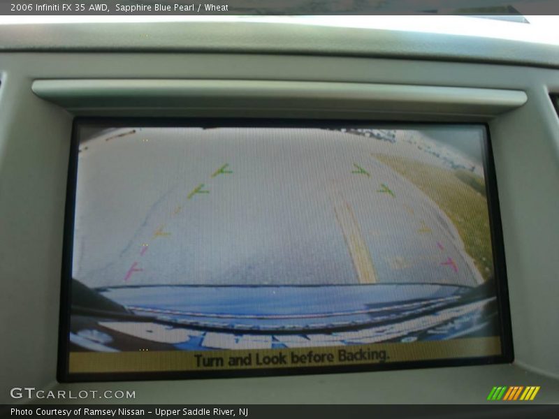Sapphire Blue Pearl / Wheat 2006 Infiniti FX 35 AWD