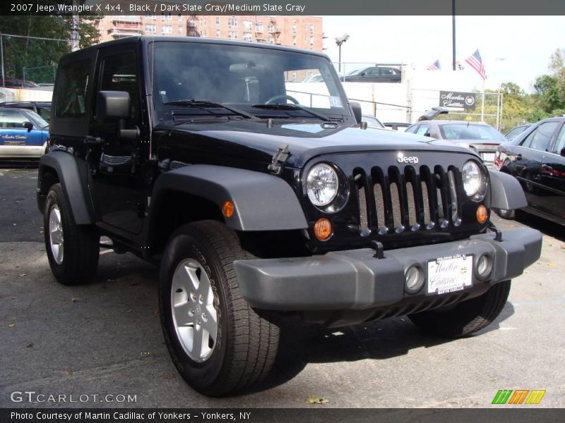Black / Dark Slate Gray/Medium Slate Gray 2007 Jeep Wrangler X 4x4