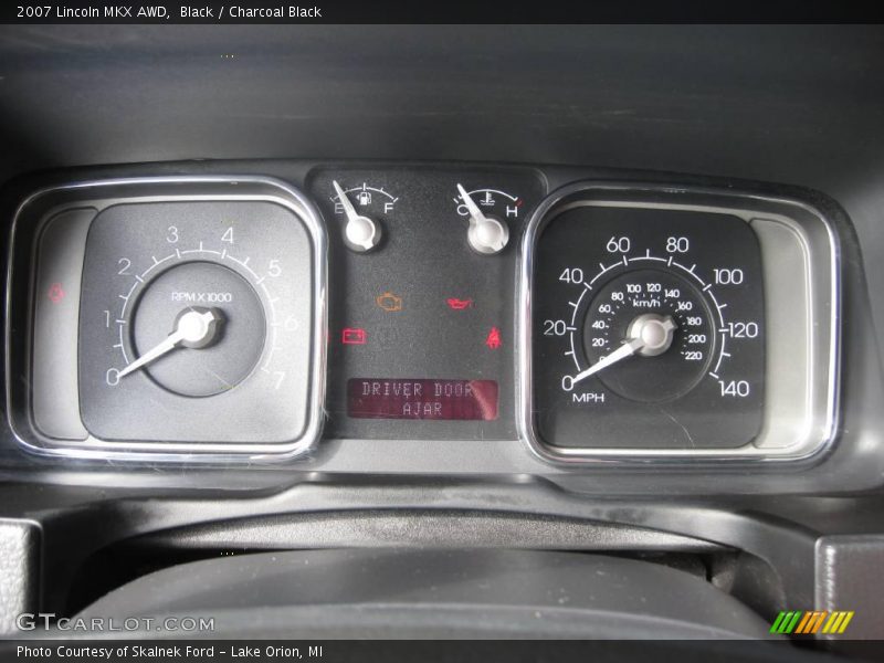 Black / Charcoal Black 2007 Lincoln MKX AWD