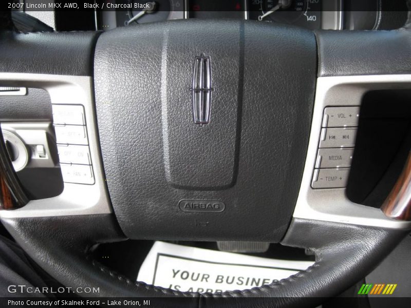 Black / Charcoal Black 2007 Lincoln MKX AWD