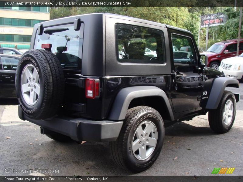Black / Dark Slate Gray/Medium Slate Gray 2007 Jeep Wrangler X 4x4