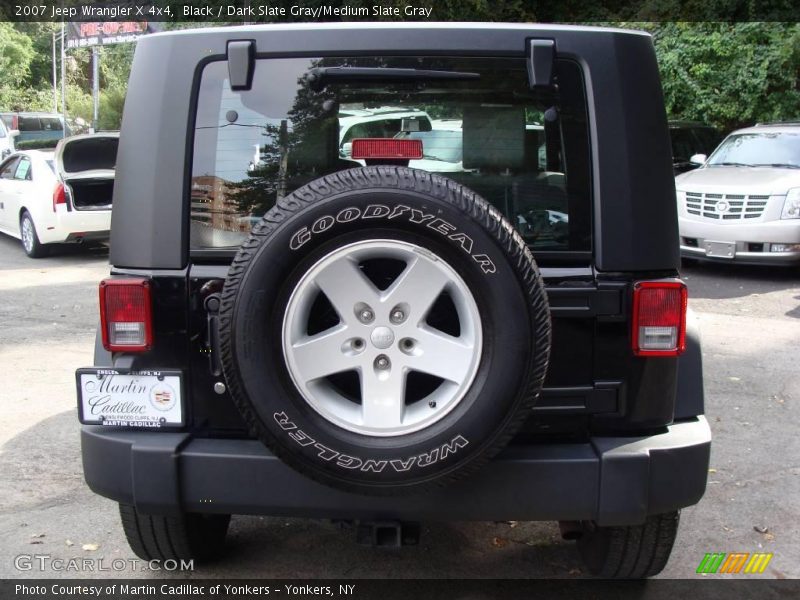 Black / Dark Slate Gray/Medium Slate Gray 2007 Jeep Wrangler X 4x4