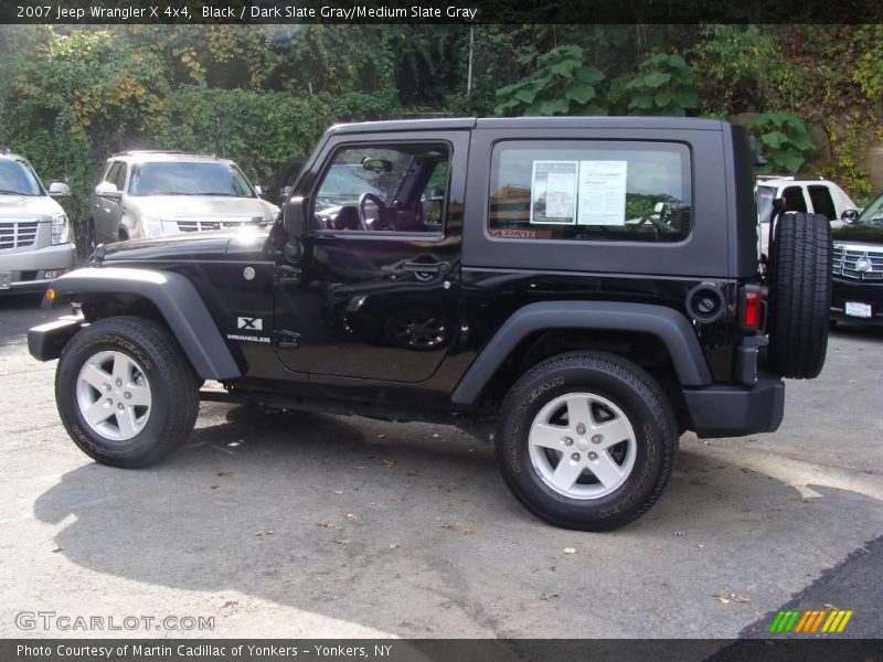 Black / Dark Slate Gray/Medium Slate Gray 2007 Jeep Wrangler X 4x4