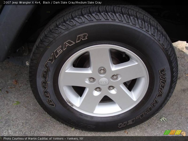 Black / Dark Slate Gray/Medium Slate Gray 2007 Jeep Wrangler X 4x4