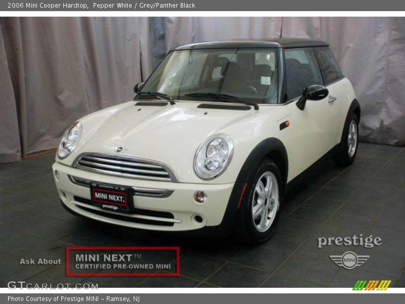 Pepper White / Grey/Panther Black 2006 Mini Cooper Hardtop