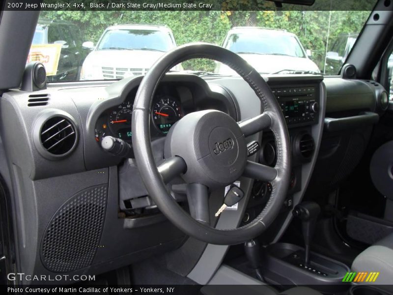 Black / Dark Slate Gray/Medium Slate Gray 2007 Jeep Wrangler X 4x4