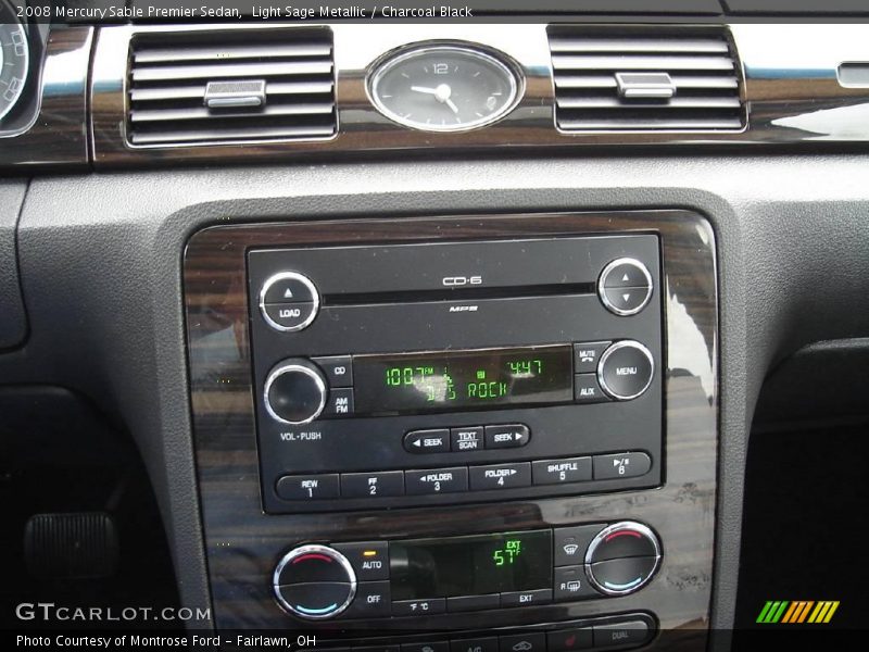Light Sage Metallic / Charcoal Black 2008 Mercury Sable Premier Sedan