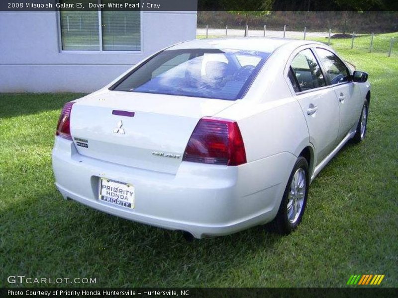 Dover White Pearl / Gray 2008 Mitsubishi Galant ES