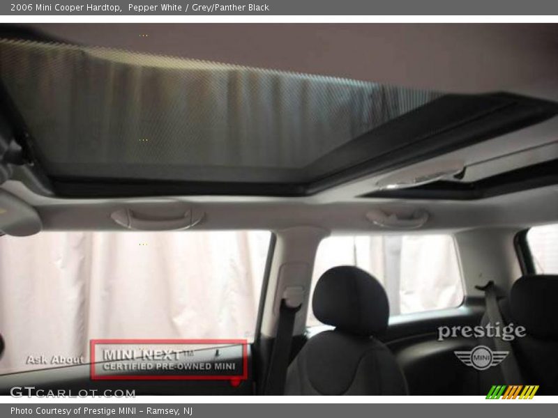 Pepper White / Grey/Panther Black 2006 Mini Cooper Hardtop
