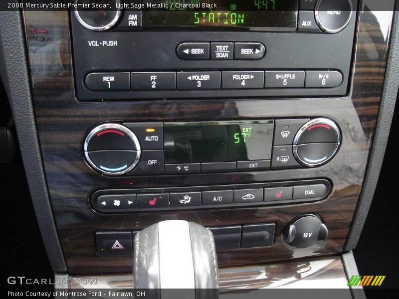 Light Sage Metallic / Charcoal Black 2008 Mercury Sable Premier Sedan