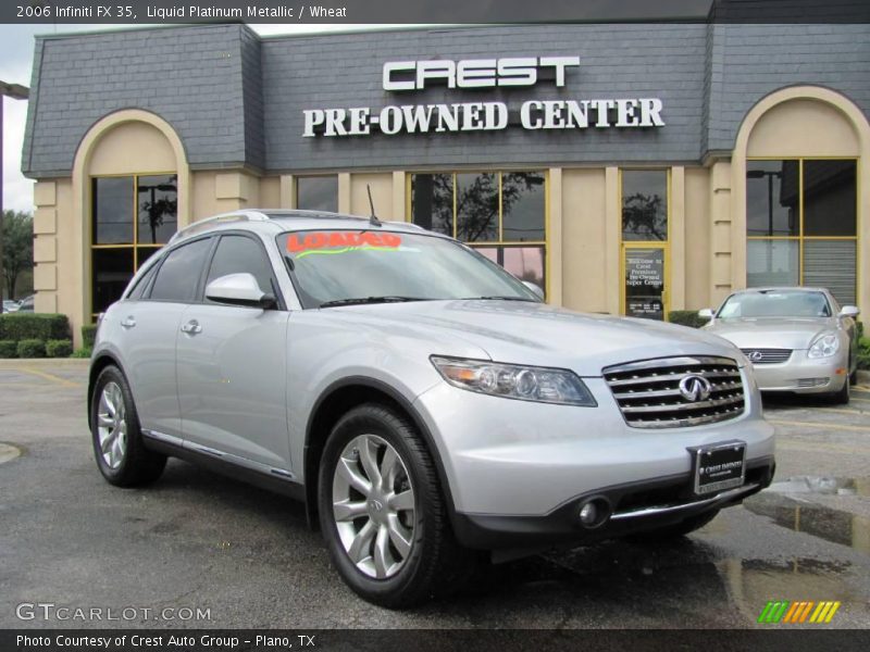 Liquid Platinum Metallic / Wheat 2006 Infiniti FX 35