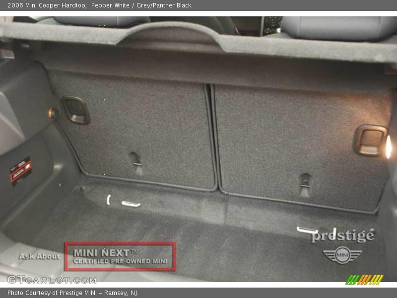Pepper White / Grey/Panther Black 2006 Mini Cooper Hardtop