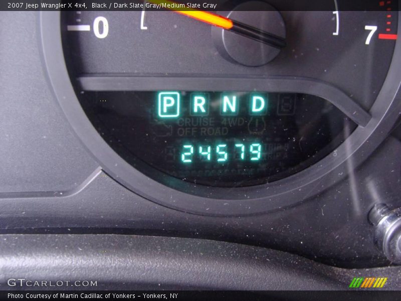 Black / Dark Slate Gray/Medium Slate Gray 2007 Jeep Wrangler X 4x4
