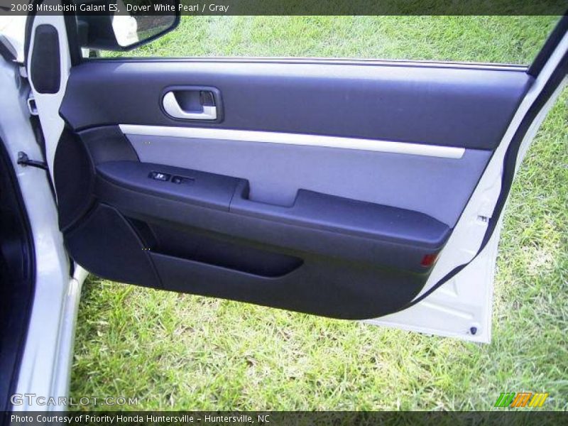 Dover White Pearl / Gray 2008 Mitsubishi Galant ES