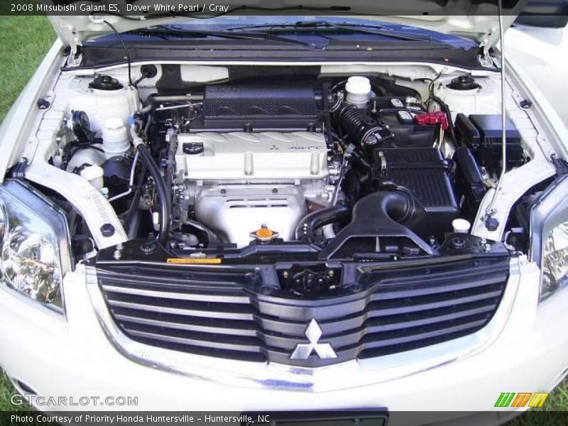 Dover White Pearl / Gray 2008 Mitsubishi Galant ES