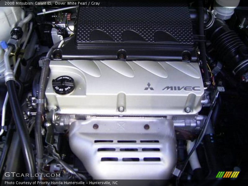 Dover White Pearl / Gray 2008 Mitsubishi Galant ES
